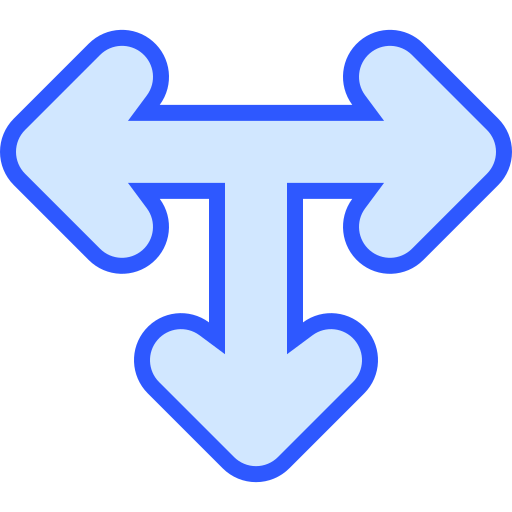 unión en t Generic Blue icono