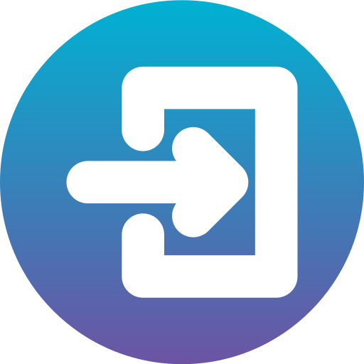 Log in Generic Flat Gradient icon