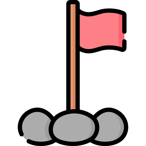 красный флаг Special Lineal color иконка