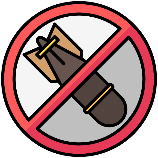 No bombs Generic Outline Color icon