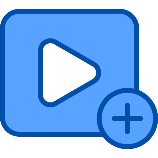 añadir video Generic Blue icono