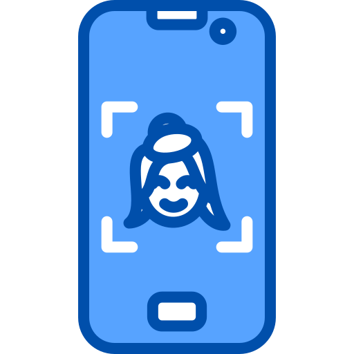 셀카 Generic Blue icon