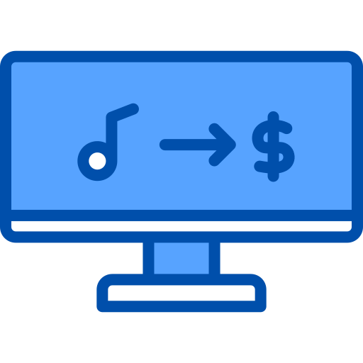 monetización Generic Blue icono