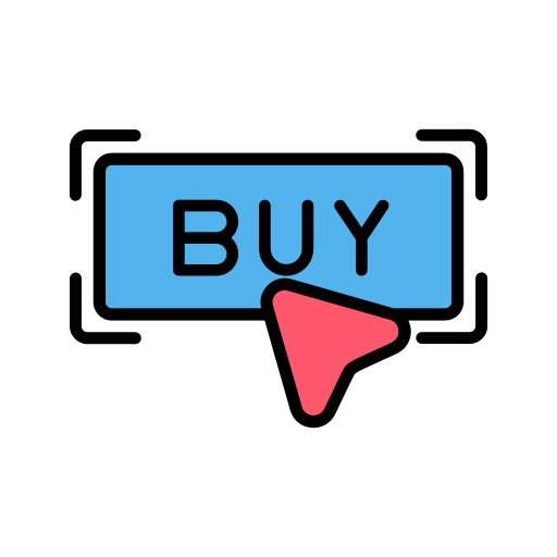 Buy button Generic Outline Color icon