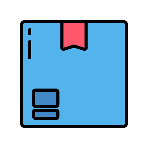 Коробка пакета Generic Outline Color иконка