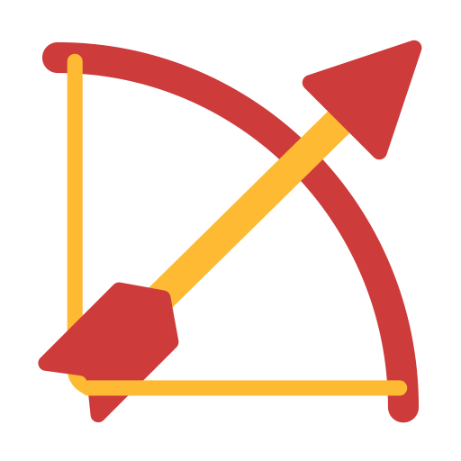 tir à l'arc Generic Flat Icône