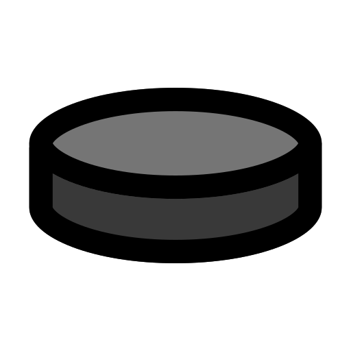 hockey puck Generic Outline Color icoon