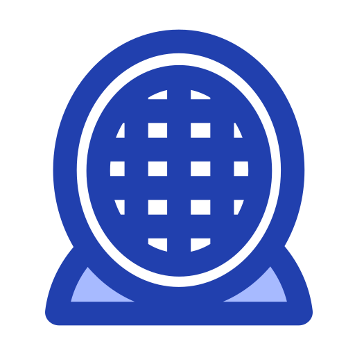 Fencing mask Generic Blue icon