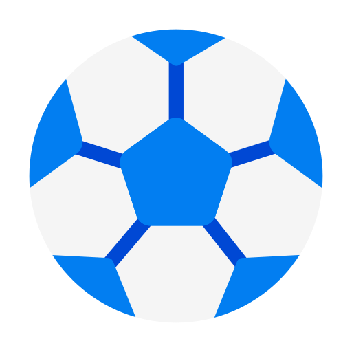 pelota de fútbol Generic Flat icono