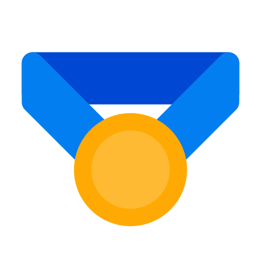 Gold medal Generic Flat icon