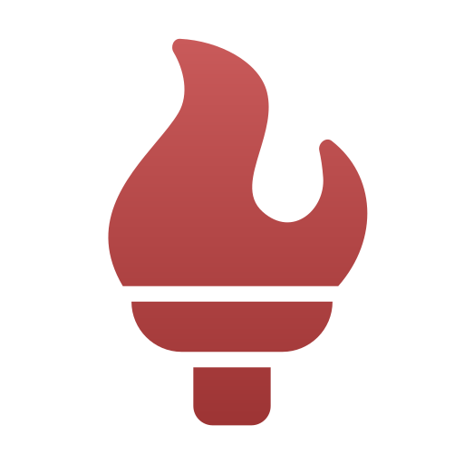 ogień olimpijski Generic Flat Gradient ikona