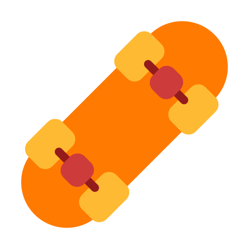 skateboard Generic Flat icoon