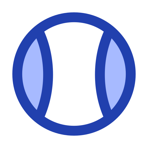 pelota de tenis Generic Blue icono