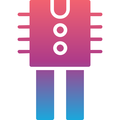 transistor Generic Flat Gradient icono