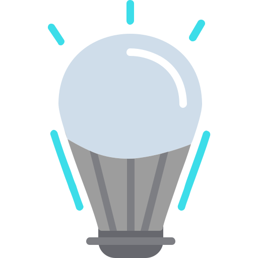 led lamp Generic Flat icoon