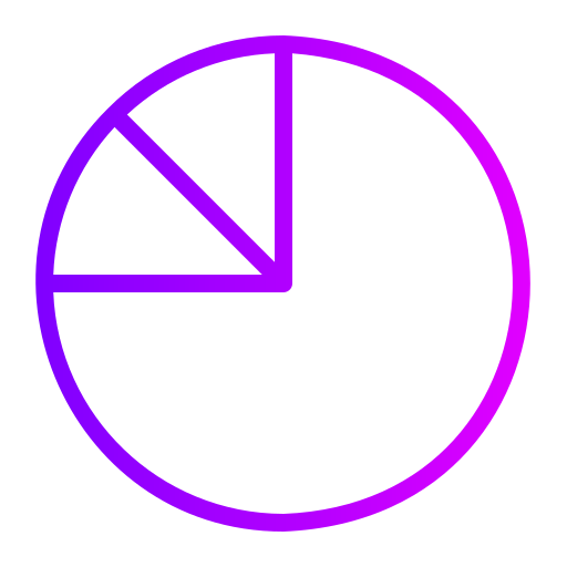 Pie chart Generic Gradient icon