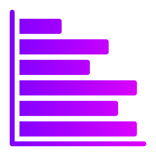 wykres słupkowy Generic Flat Gradient ikona
