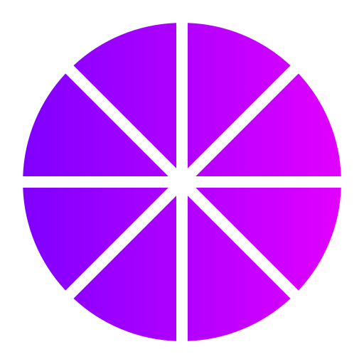 diagramme circulaire Generic Flat Gradient Icône