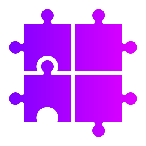 Puzzle Generic Flat Gradient icon