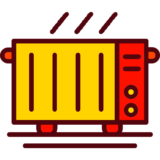 calentador eléctrico Generic Outline Color icono