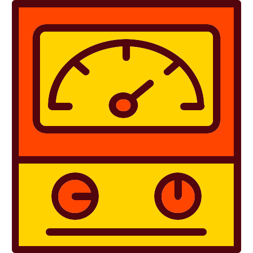 Ammeter Generic Outline Color icon
