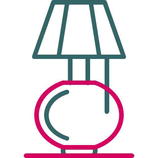 lampa stołowa Generic Outline Color ikona