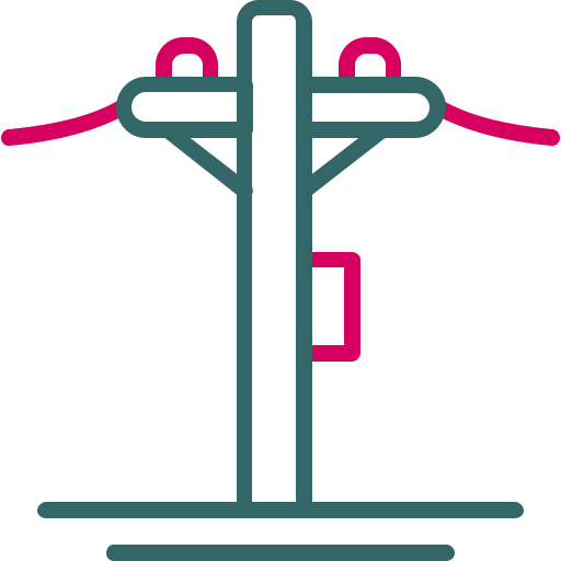 Electric tower Generic Outline Color icon