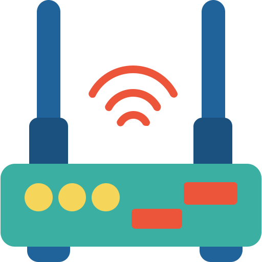 router wifi Generic Flat ikona