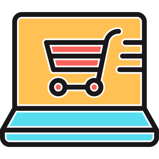 Online shopping Generic Color Omission icon
