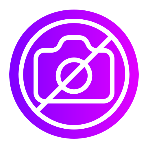 geen camera Generic Flat Gradient icoon