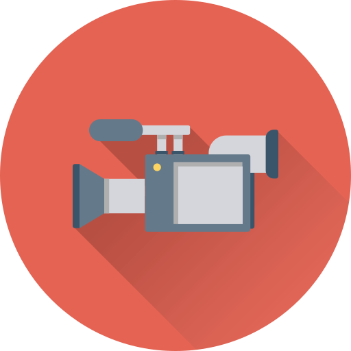 Video camera Generic Circular icon