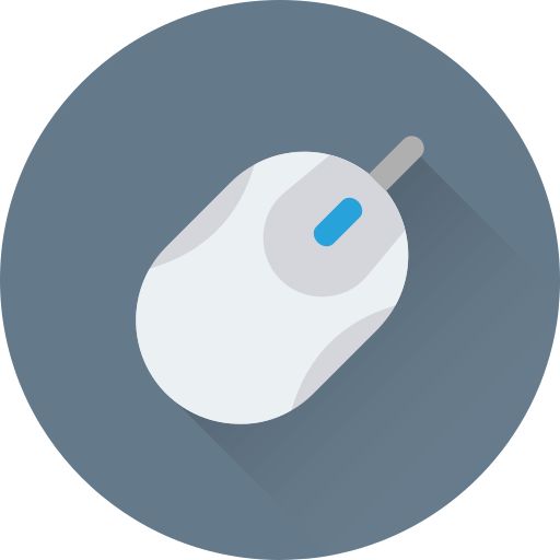Computer mouse Generic Circular icon