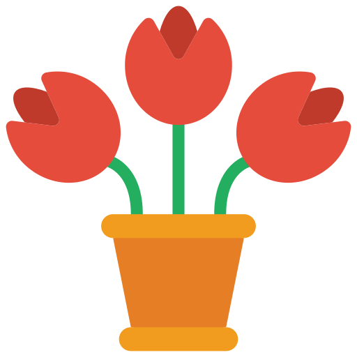 tulipany Basic Miscellany Flat ikona