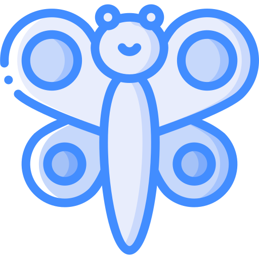 Butterfly Basic Miscellany Blue icon