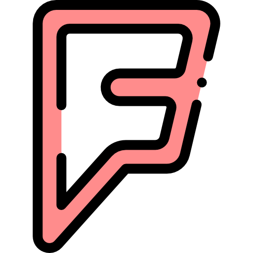 foursquare Detailed Rounded Lineal color icon