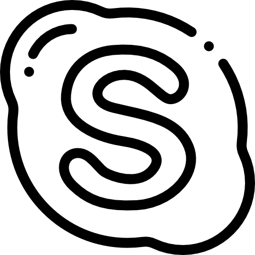 スカイプ Detailed Rounded Lineal icon