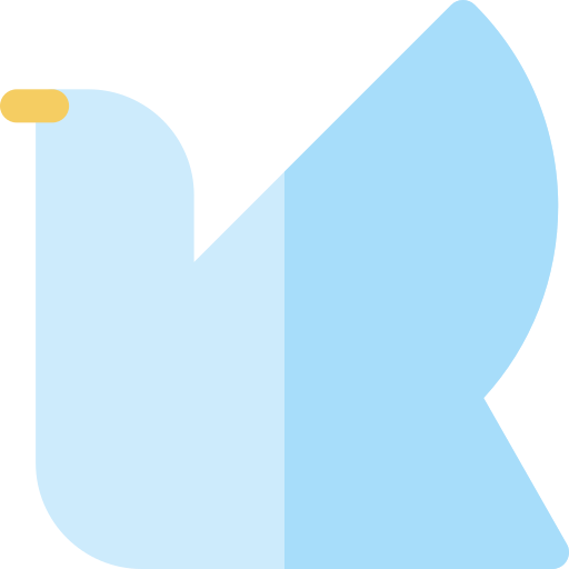 Голубь Basic Rounded Flat иконка
