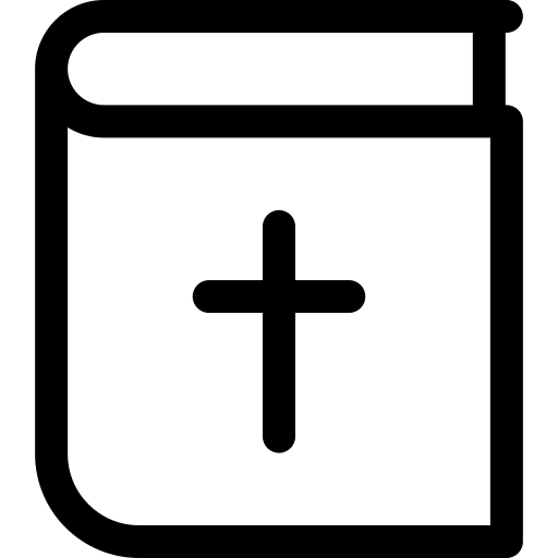 bible Basic Rounded Lineal Icône