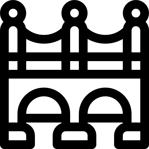brücke Basic Rounded Lineal icon