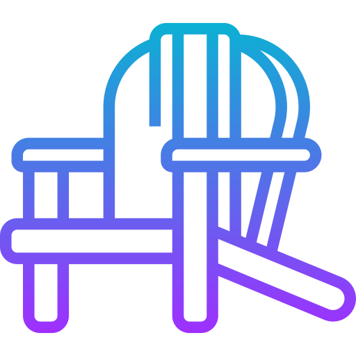 Chair Meticulous Gradient icon