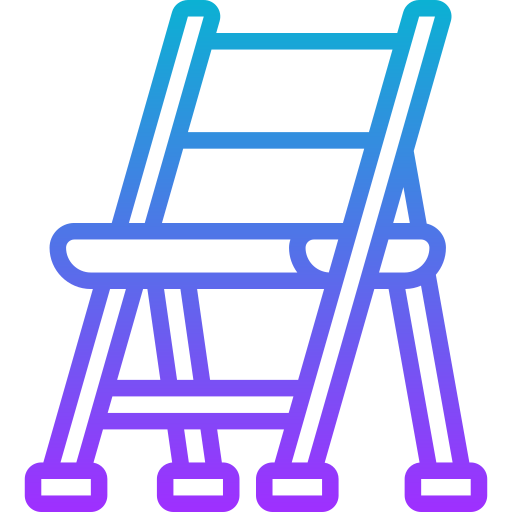접는 의자 Meticulous Gradient icon