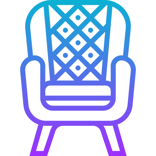 Chair Meticulous Gradient icon