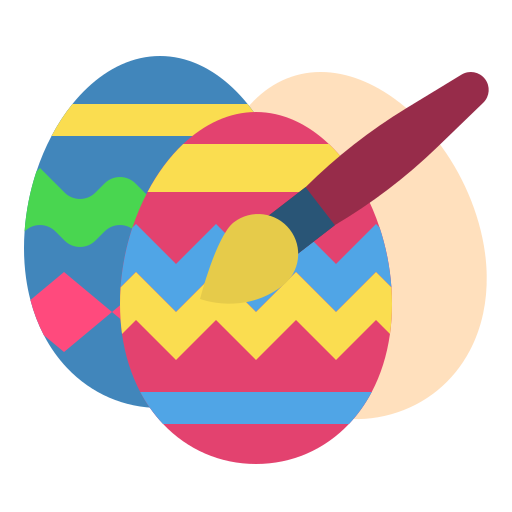malowanie jajka Generic Flat ikona