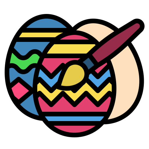 malowanie jajka Generic Outline Color ikona