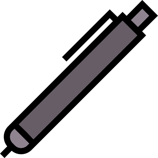 długopis kulkowy Generic Outline Color ikona