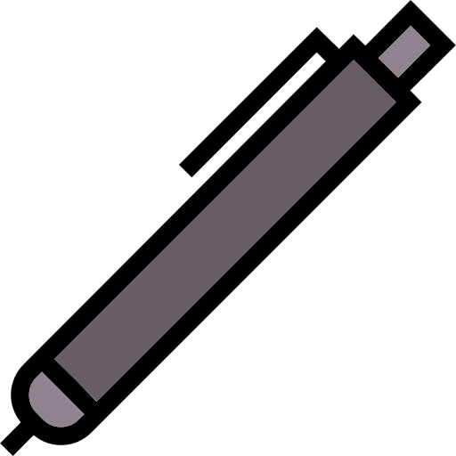 볼펜 Generic Outline Color icon