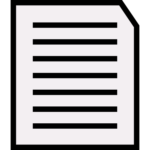 紙 Generic Outline Color icon
