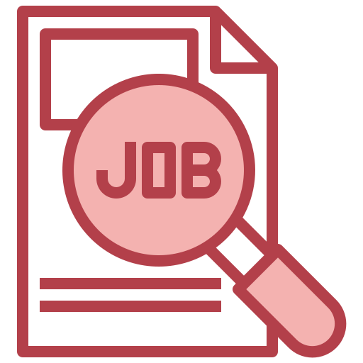 Job seeking Surang Red icon