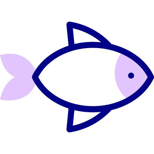 Fish Detailed Mixed Lineal color icon