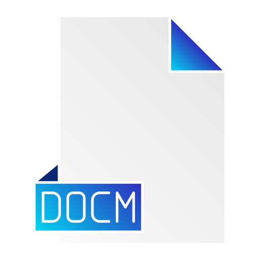 docm Generic Flat Gradient icoon